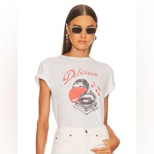 Re/Done Cotton Delicious Graphic T-Shirt